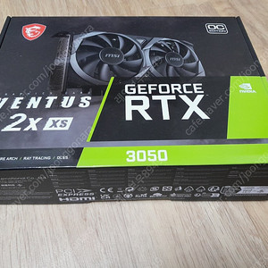 MSI RTX3050 8G 그래픽카드 팝니다