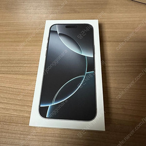 미개봉 아이폰16 프로맥스 256GB 화이트 자급제