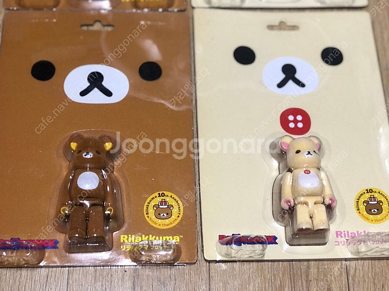 베어브릭 100% 리락쿠마 코리락쿠마 10주년기념 4종...--1