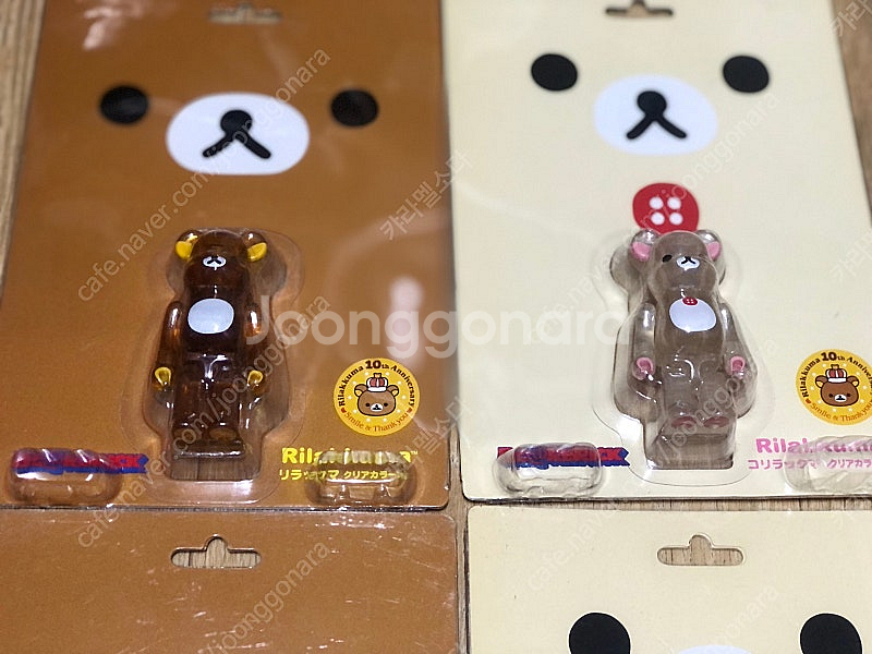 베어브릭 100% 리락쿠마 코리락쿠마 10주년기념 4종...--2