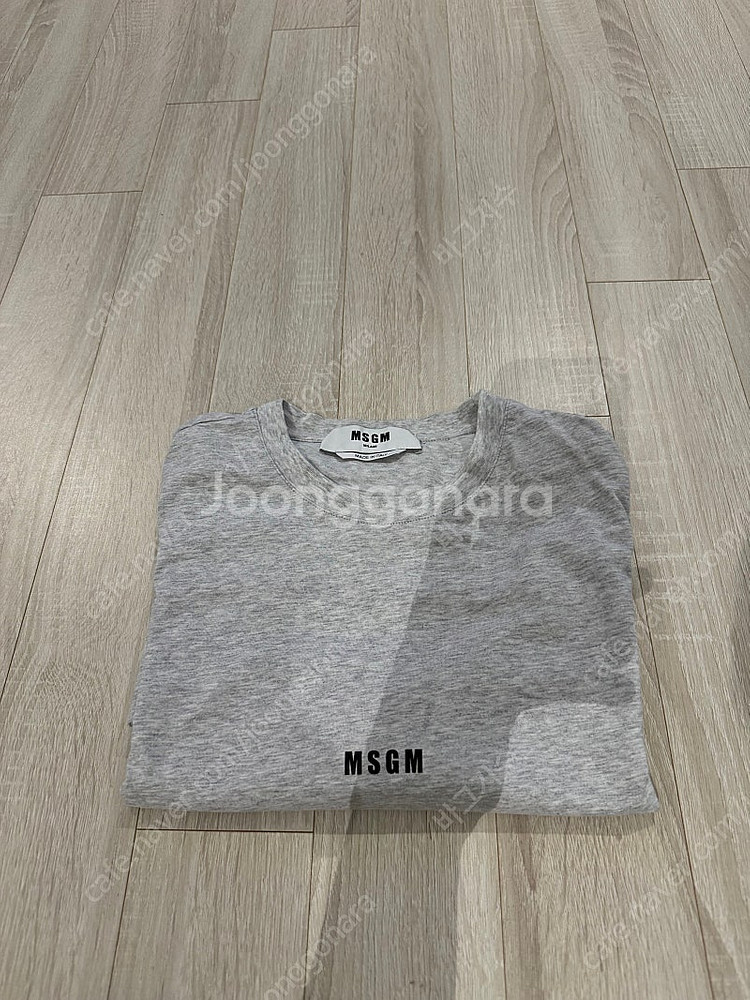 msgm 마이크로 로고 티셔츠 M--0