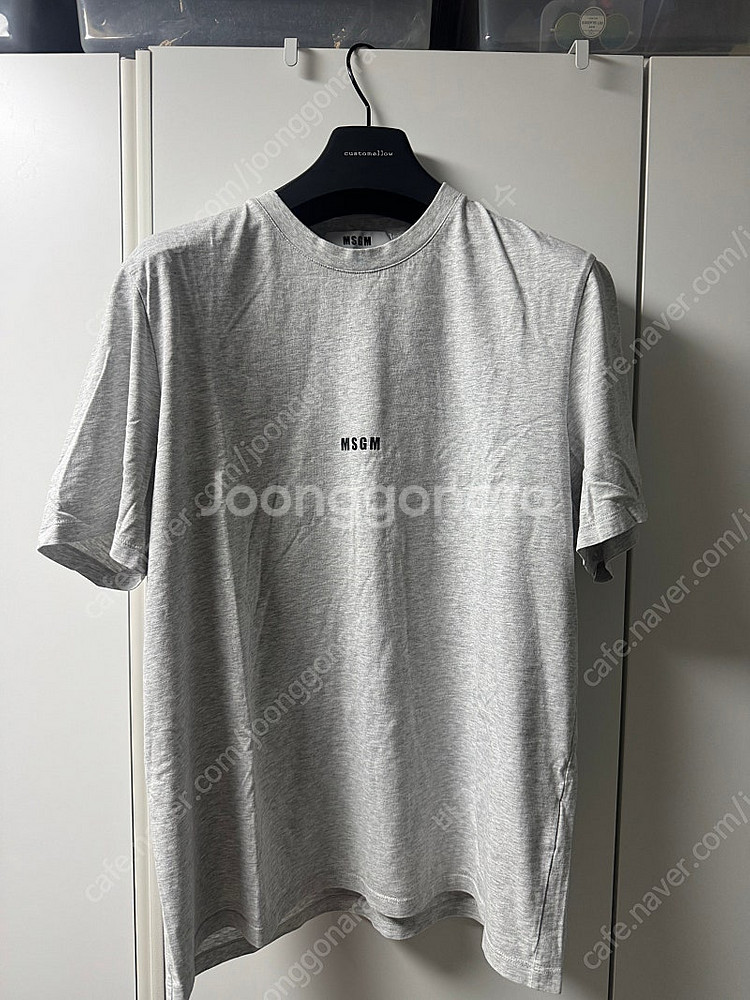 msgm 마이크로 로고 티셔츠 M--1