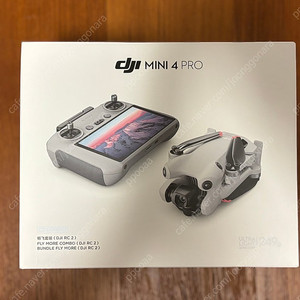DJI Mini 4 Pro 미니4 프로 플라이 모어 콤보 (DJI RC2)