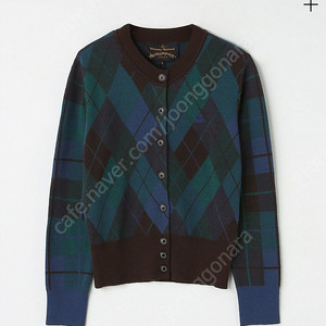 정품 비비안웨스트우드(Vivienne Westwood) 앵글로마니아 니트 가디건+스커트 세트(size : xs)