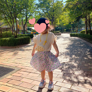 예쁜 연보라 치마바지 (110호)