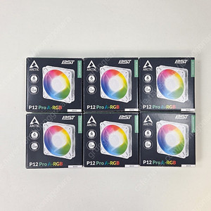 ARCTIC P12 Pro ARGB (화이트) 6개 쿨링 팬 일괄 판매합니다.
