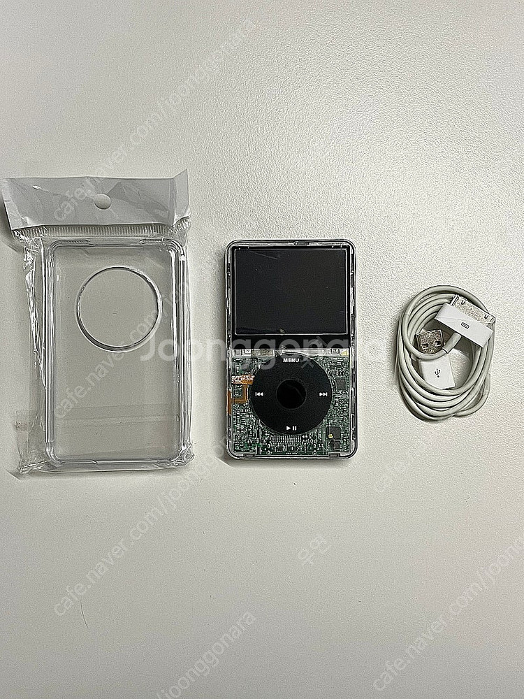 아이팟 클래식 투명 SSD + 대용량 배터리--7