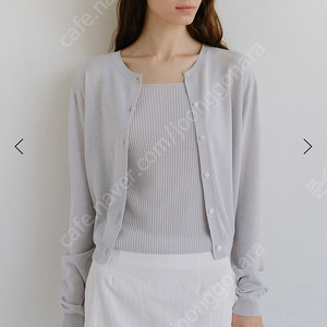 Benuet 베뉴엣 버드 가디건 페일블루 팝니다 이미지