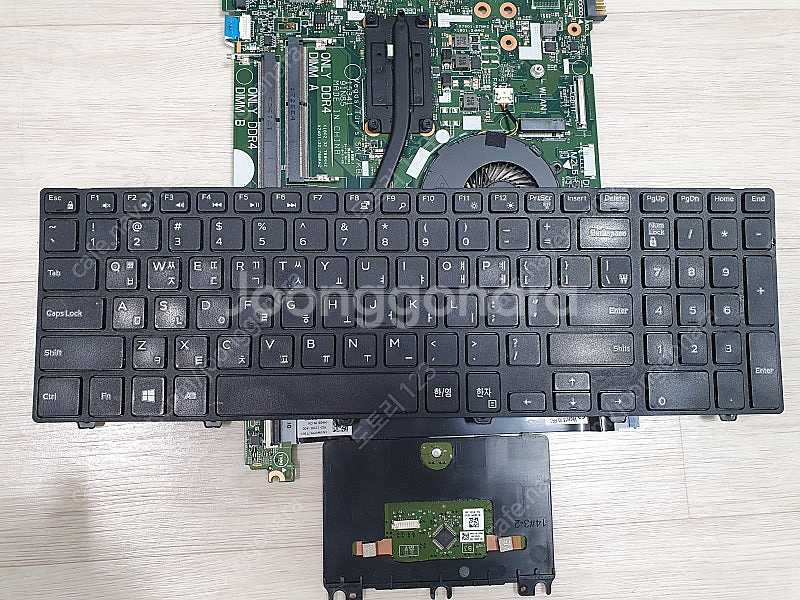 델 인스피론 15 메인보드 cpu 쿨링팬 부품 여러가지--5