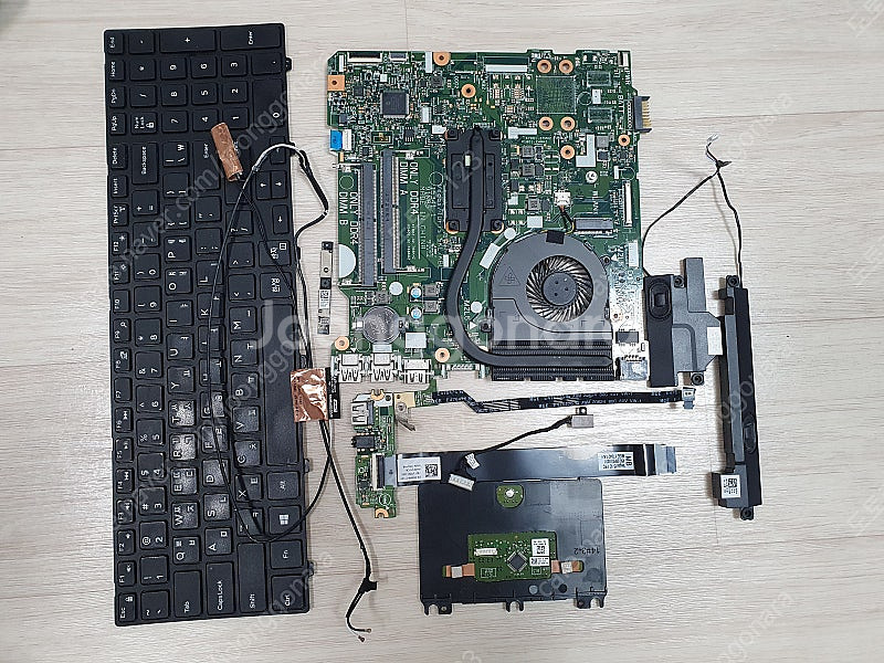 델 인스피론 15 메인보드 cpu 쿨링팬 부품 여러가지--7
