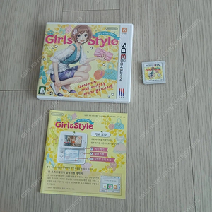 닌텐도칩 패션리더선언 걸스스타일 3ds 팝니다