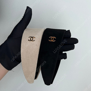 C 스웨이드 머리띠