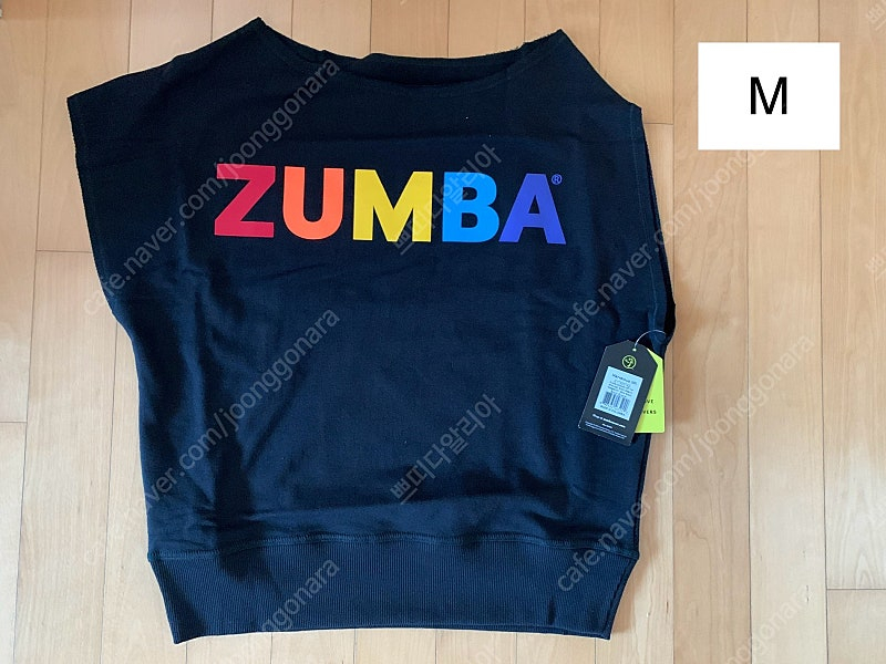 줌바 새상품 검정 티셔츠(m)--1