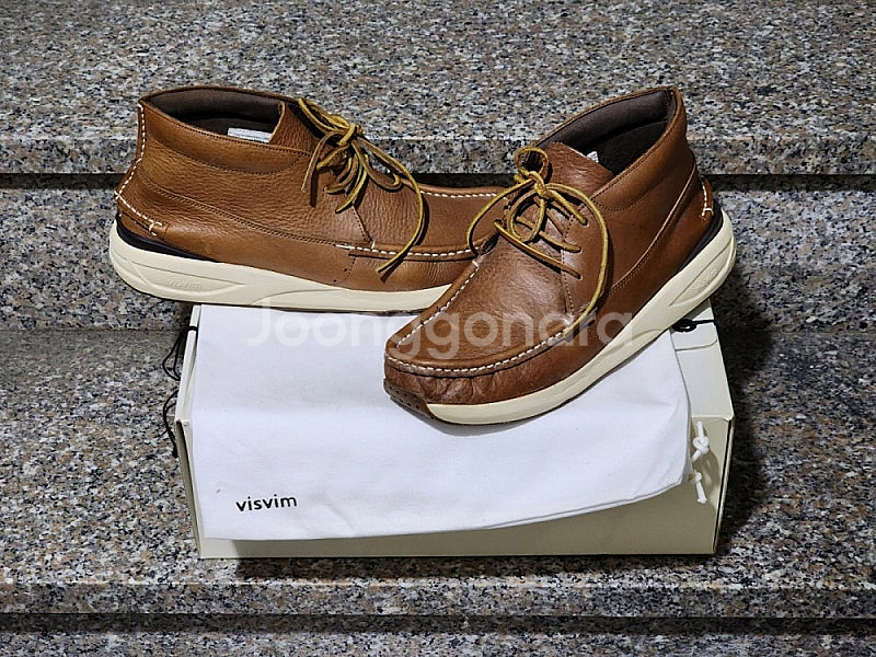 [판매] 비즈빔 레더 모카신 브라운 Visvim Mow...--0