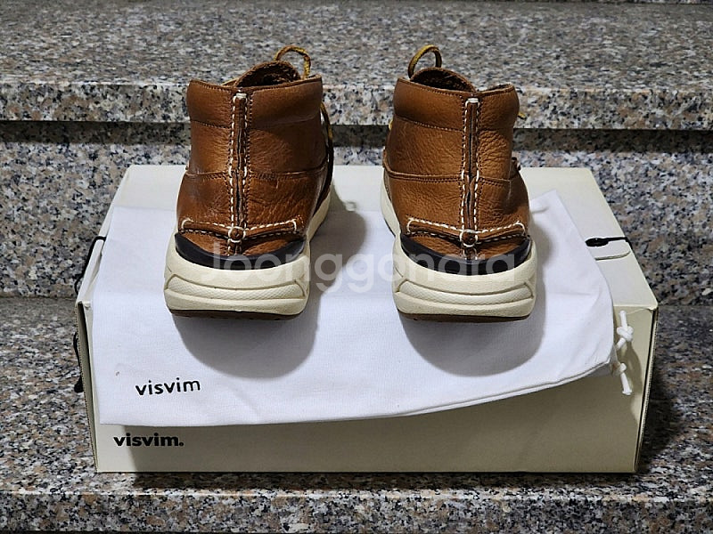 [판매] 비즈빔 레더 모카신 브라운 Visvim Mow...--2