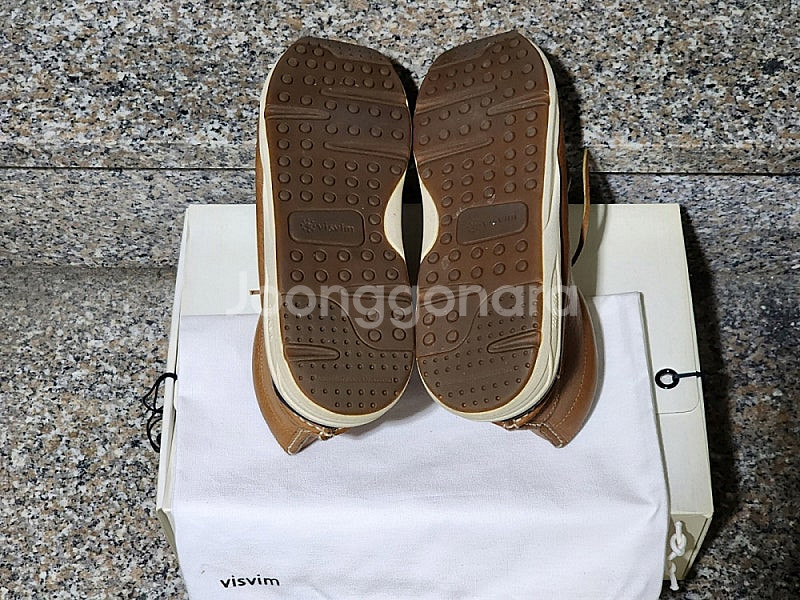 [판매] 비즈빔 레더 모카신 브라운 Visvim Mow...--3
