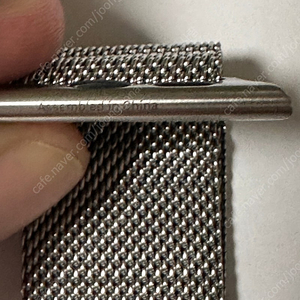 애플 정품 애플워치 스트랩 실버 밀레니즈루프 40mm