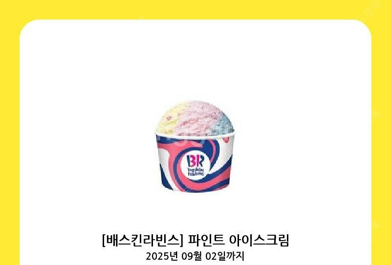 배스킨라빈스 파인트 8000원--0