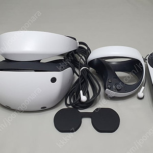 PS VR2 박스 풀셋(코드 사용) + 정품 충전기 + 도수 렌즈 가이드