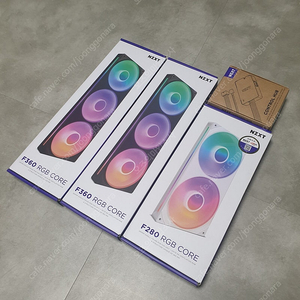 NZXT RGB CORE 시리즈 신형팬
