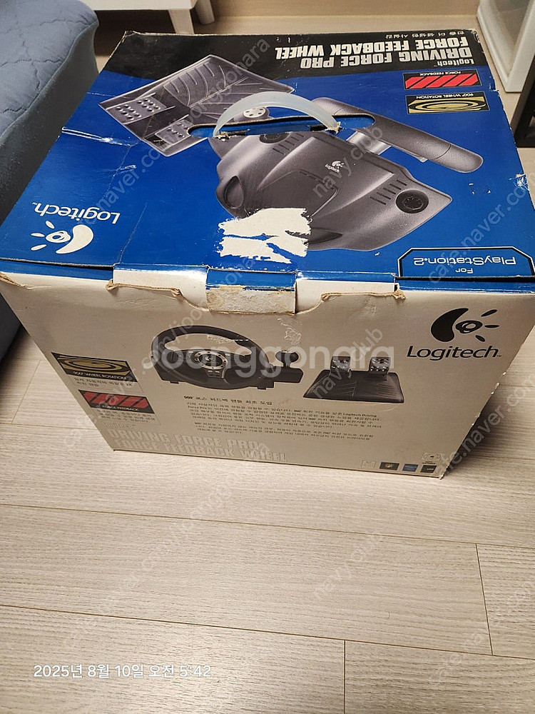 PS3 로지텍 드라이빙포스 프로 박스셋 입니다--1