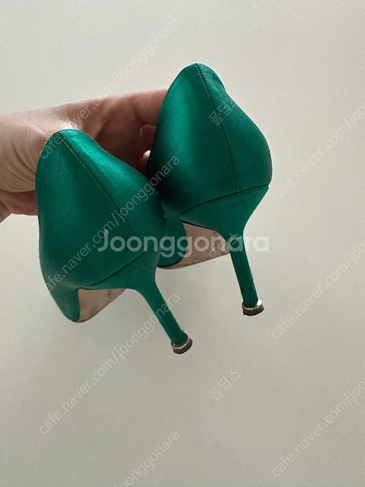마놀로블라닉 한기시 그린 7cm(웨딩슈즈 착용상품)--3