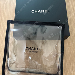 샤넬투명파우치