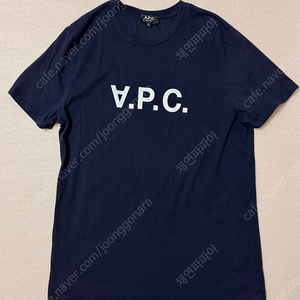 A.P.C 반팔 XL 네이비 판매