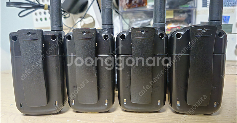 국산 채터스 생활 무전기 4대 일괄 중고판매--3