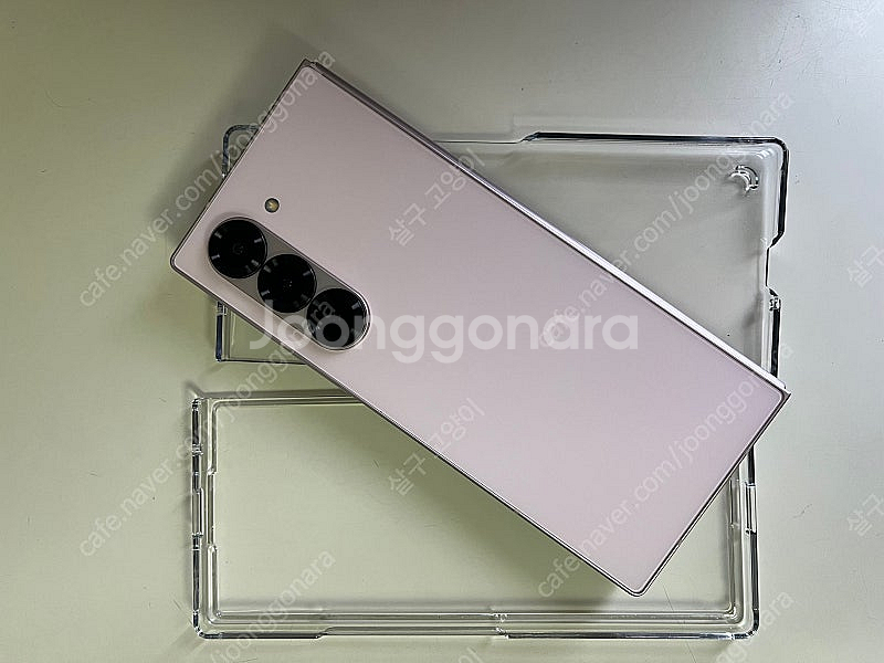 갤럭시 Z 폴드 6 핑크 256GB 팝니다.--2