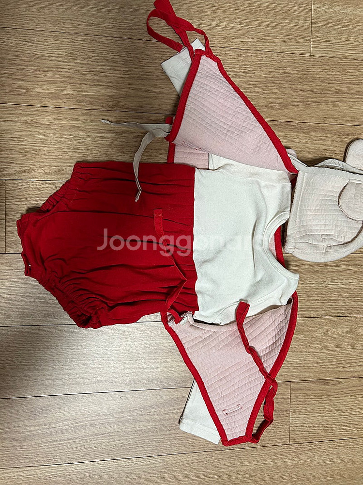 돌전 여아 한복수트와 보넷 세트(용돈가방 증정)--2