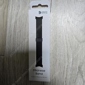 (삼성정품)갤럭시 워치6 밀레니즈 스트랩 색상 블랙 44mm