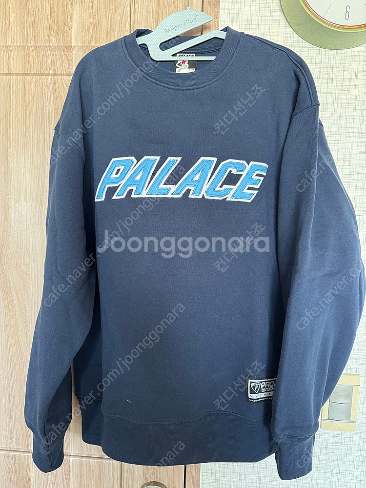 팔라스 아플리케 팀 크루 네이비 25SS L사이즈--0