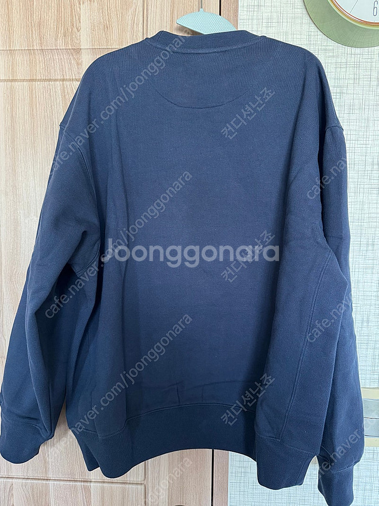 팔라스 아플리케 팀 크루 네이비 25SS L사이즈--1