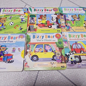 Bizzy Bear 영어 보드북 6권(D세트) +cd포함