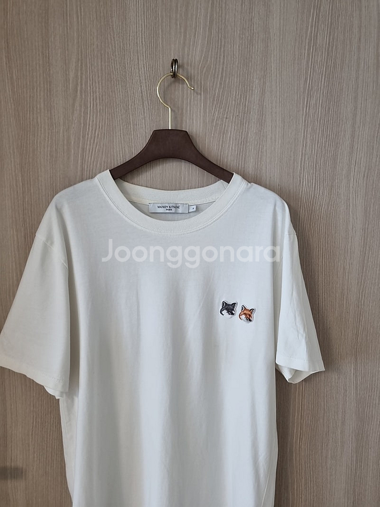 메종키츠네 더블폭스 반팔 티셔츠--1
