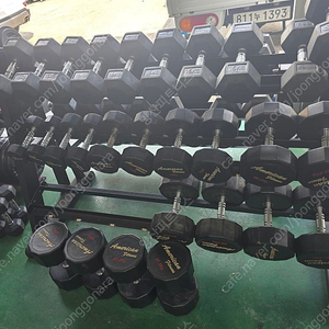 고정식바벨 / 중량원판 중량봉 이지컬바 / 고무아령 조립아령 중고아령