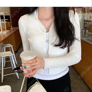 르플레인 르 니트 가디건 아이보리 새상품