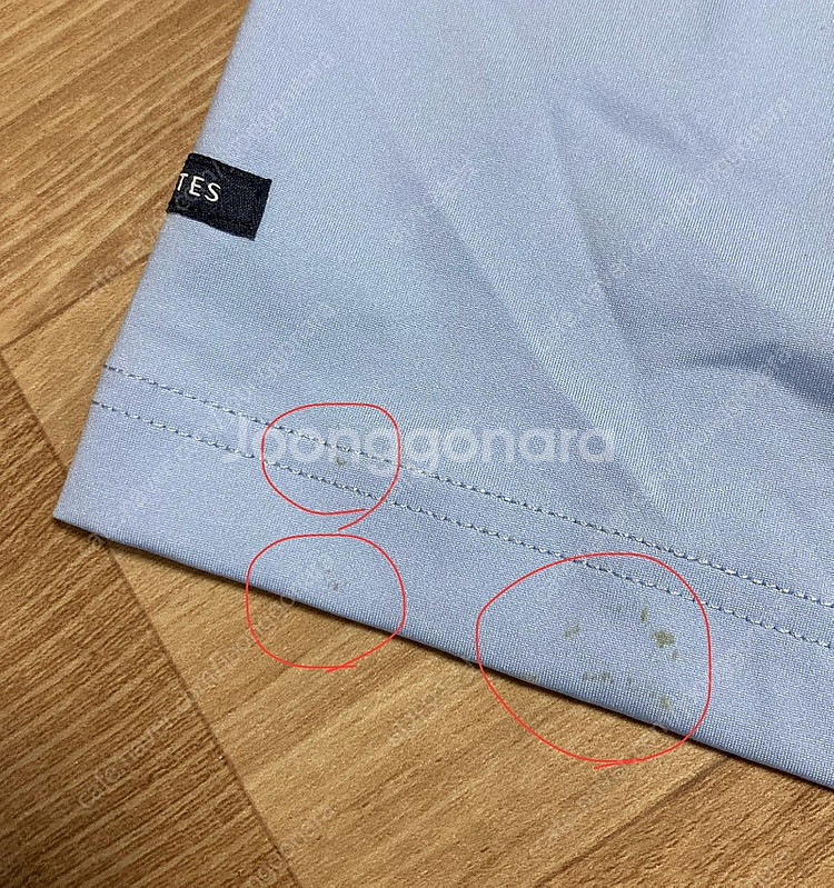 택포 ) 5사이즈 파리게이츠 남자100 반팔카라티 팝니...--3