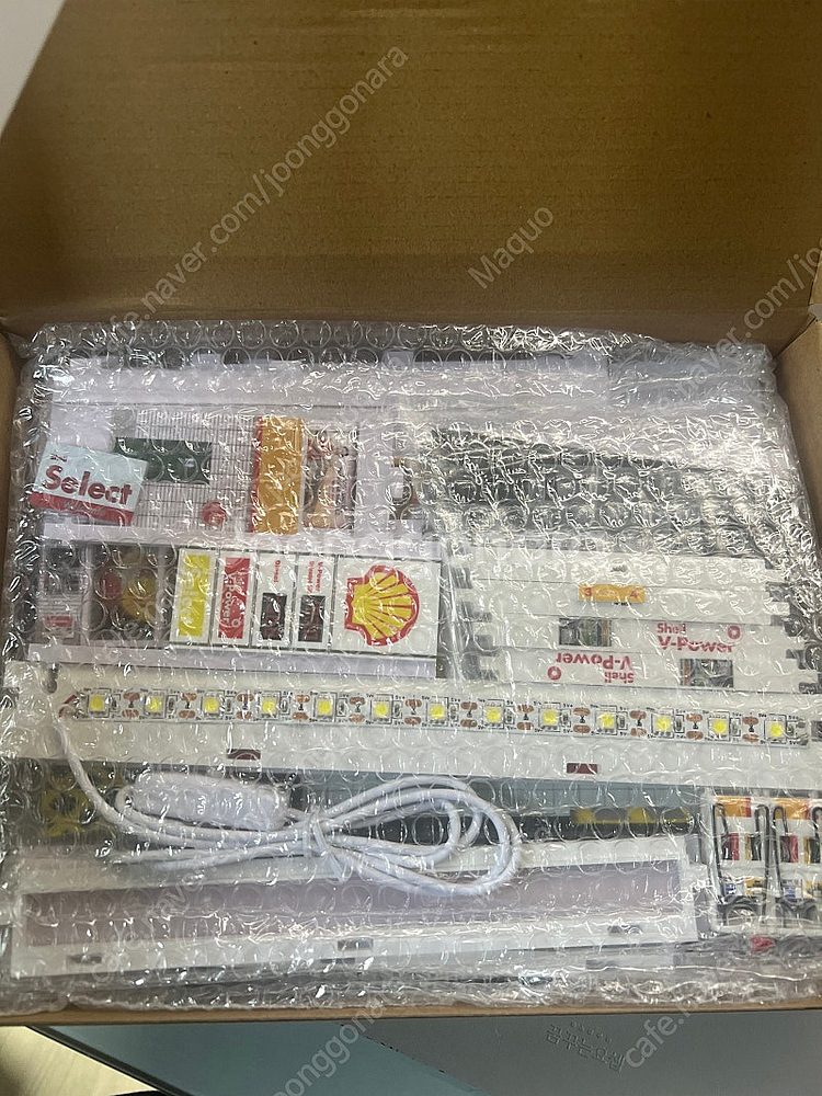 1:64 gfans 주유소 led 디오라마--2