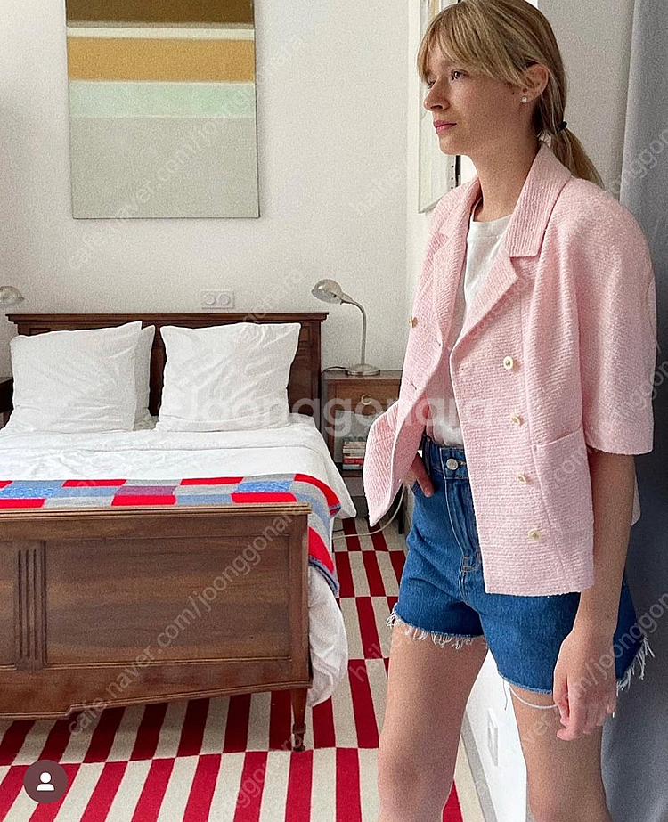 심플먼트 심플멍 마가렛 트위드 자켓--1