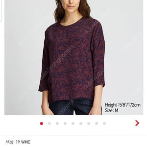 유니클로 블라우스