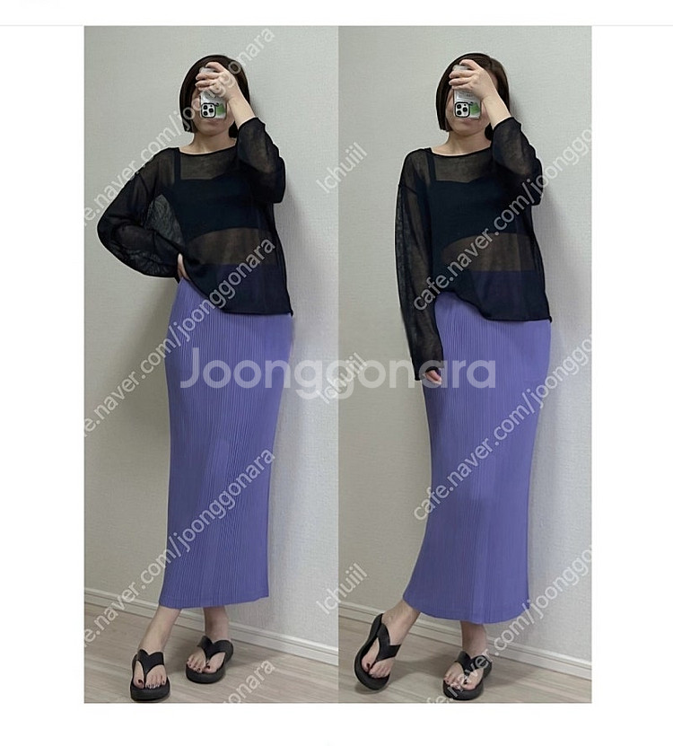 이세이미야케 해칭 스커트 1사이즈,플리츠플리즈 ~--0