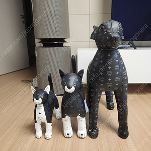 mcm인형 (도베르만 + 고양이)