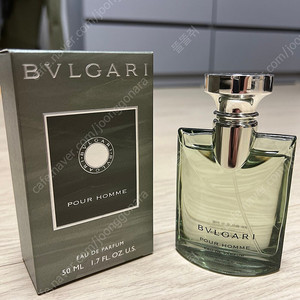 (국문라벨) 불가리 뿌리 옴므 오드퍼퓸 50ml (3뿌 중고)