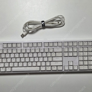 앱코 KN10 무접점 키보드 화이트 / 키압45g