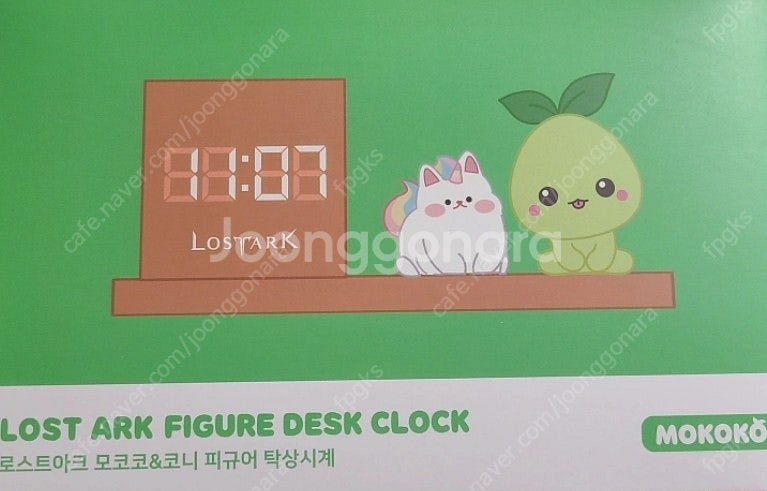 로스트아크 모코코 코니 피규어 탁상시계--0