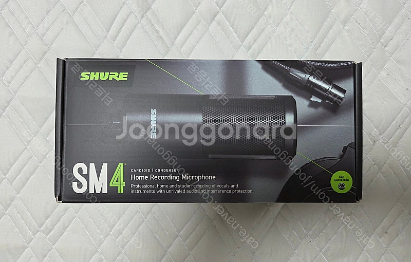 슈어 SHURE SM4 콘덴서마이크 팝니다.--0