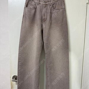 [S] 벨리에 트루 와이드 데님 팬츠 빈티지 베이지