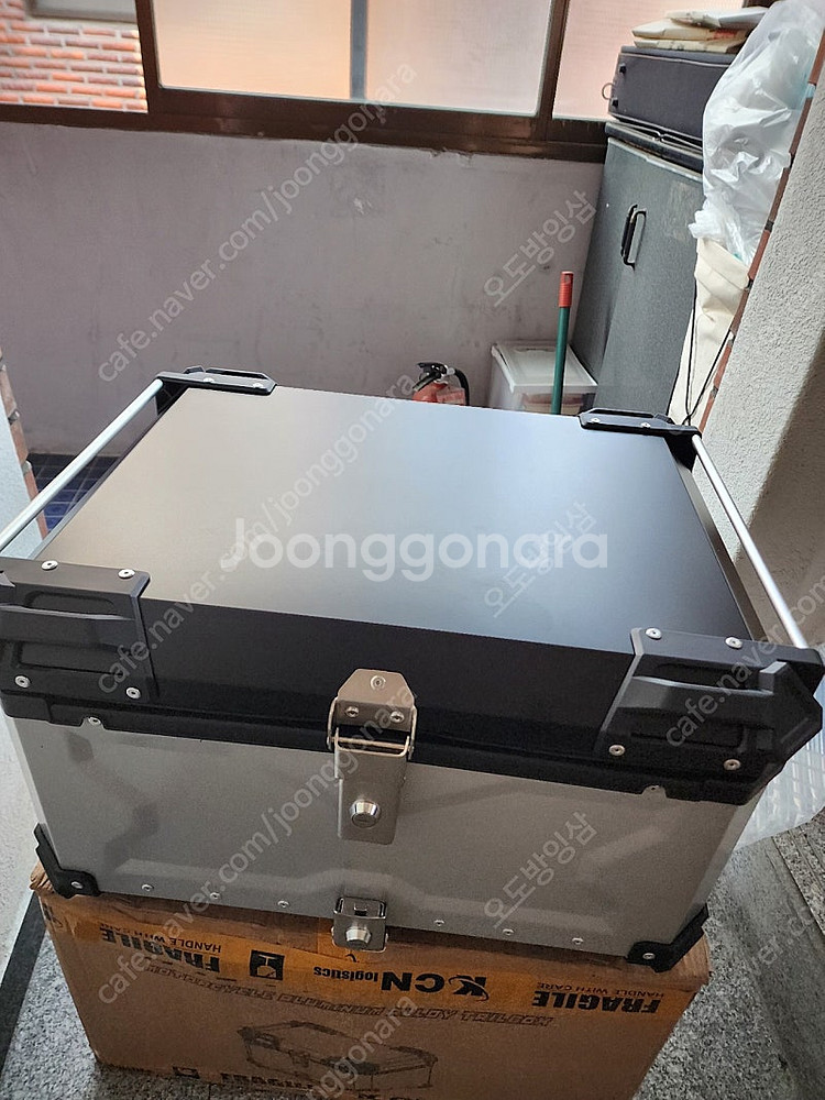 알루미늄 탑박스 80L X무늬 실버, 민무늬 실버--0